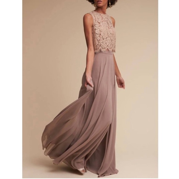 Jenny Yoo Collection Hampton Long A-Line Skirt - Picture 9 of 9